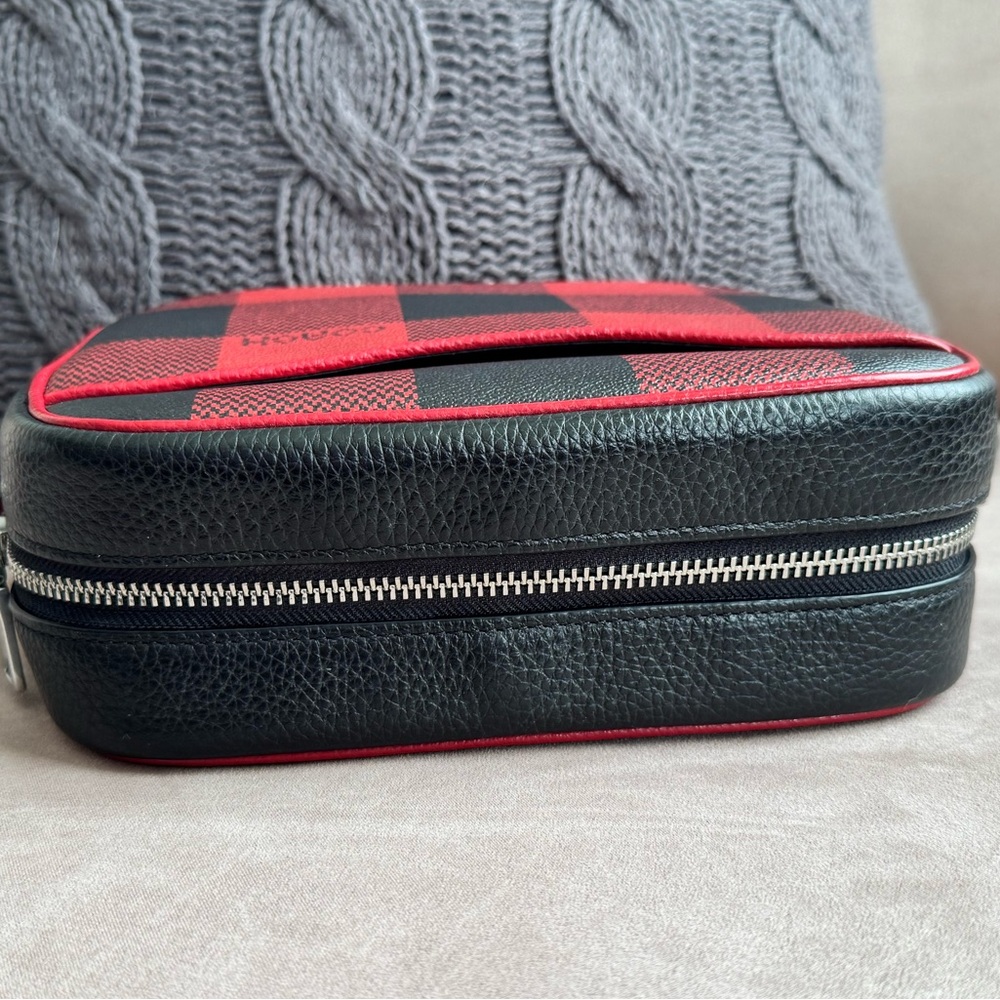 Coach Dempsey Camera Bag buffalo plaid print patch crossbody shoulder bag purse - Picture 12 of 15